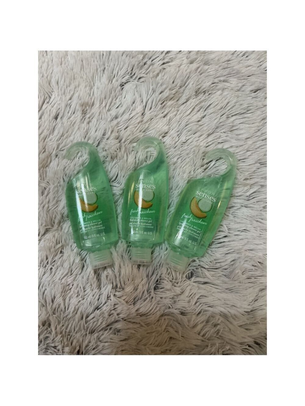 Avon Senses Cucumber & Melon Hydrating Shower Gel — Bundle of 3 (150 ml)